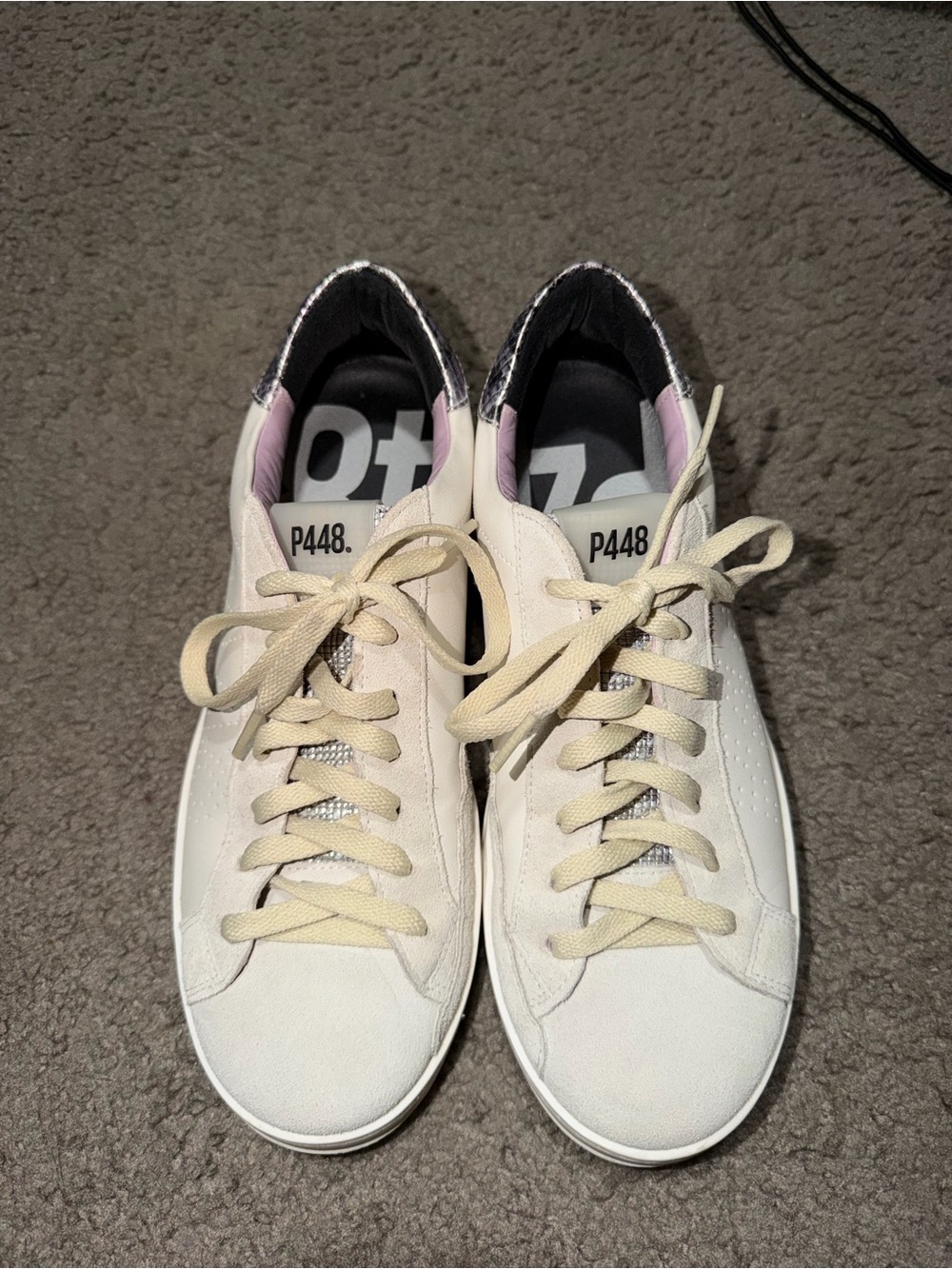 P448 F24 John Cream Sneakers